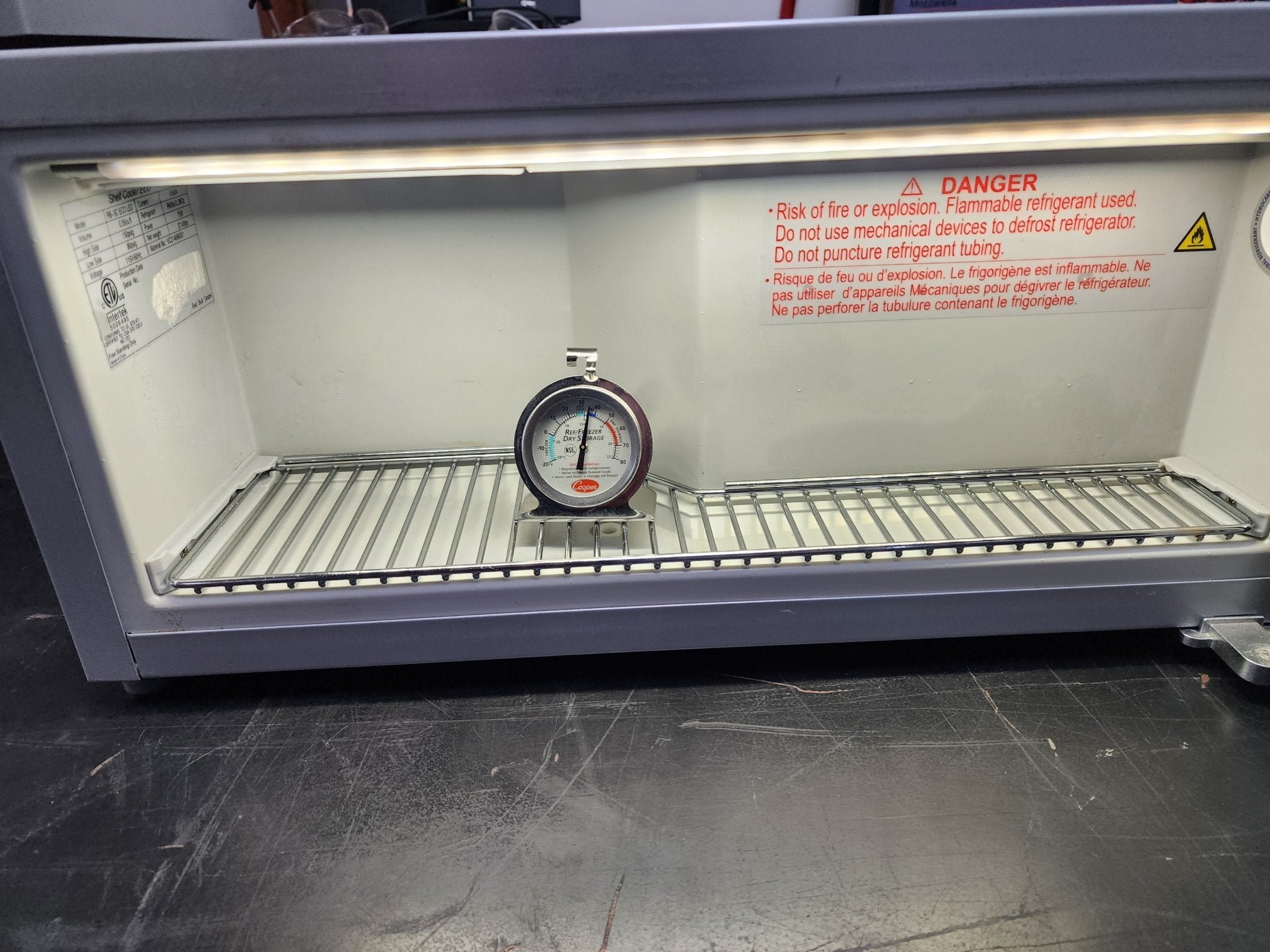 Red Bull Mini display countertop refrigerator - Falcon Restaurant Supply - 12