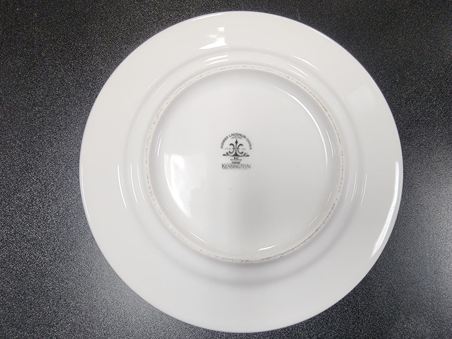 Used Homer Laughlin Kensington Ameriwhite 8 1/8" Bright White China Plate