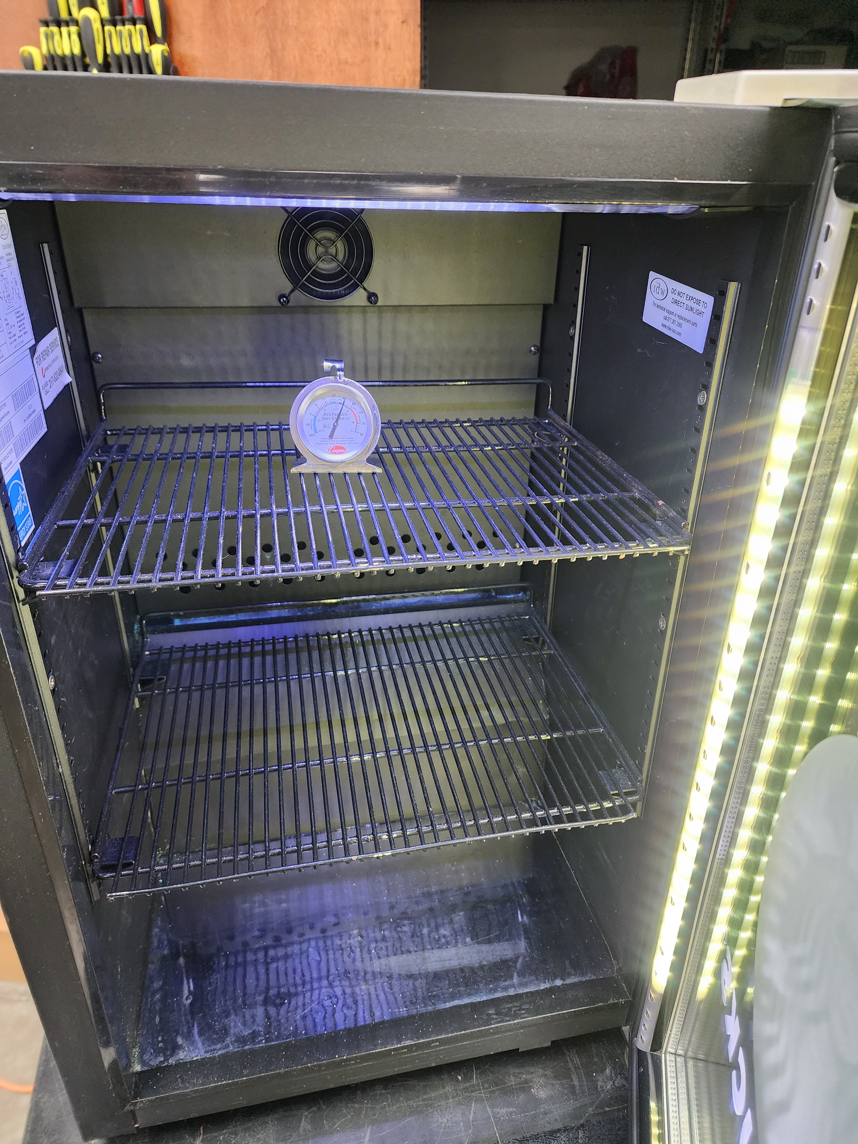 Used IDW Beverage Cooler GS-2.5-N13EB Reach-In Refrigerator 120V