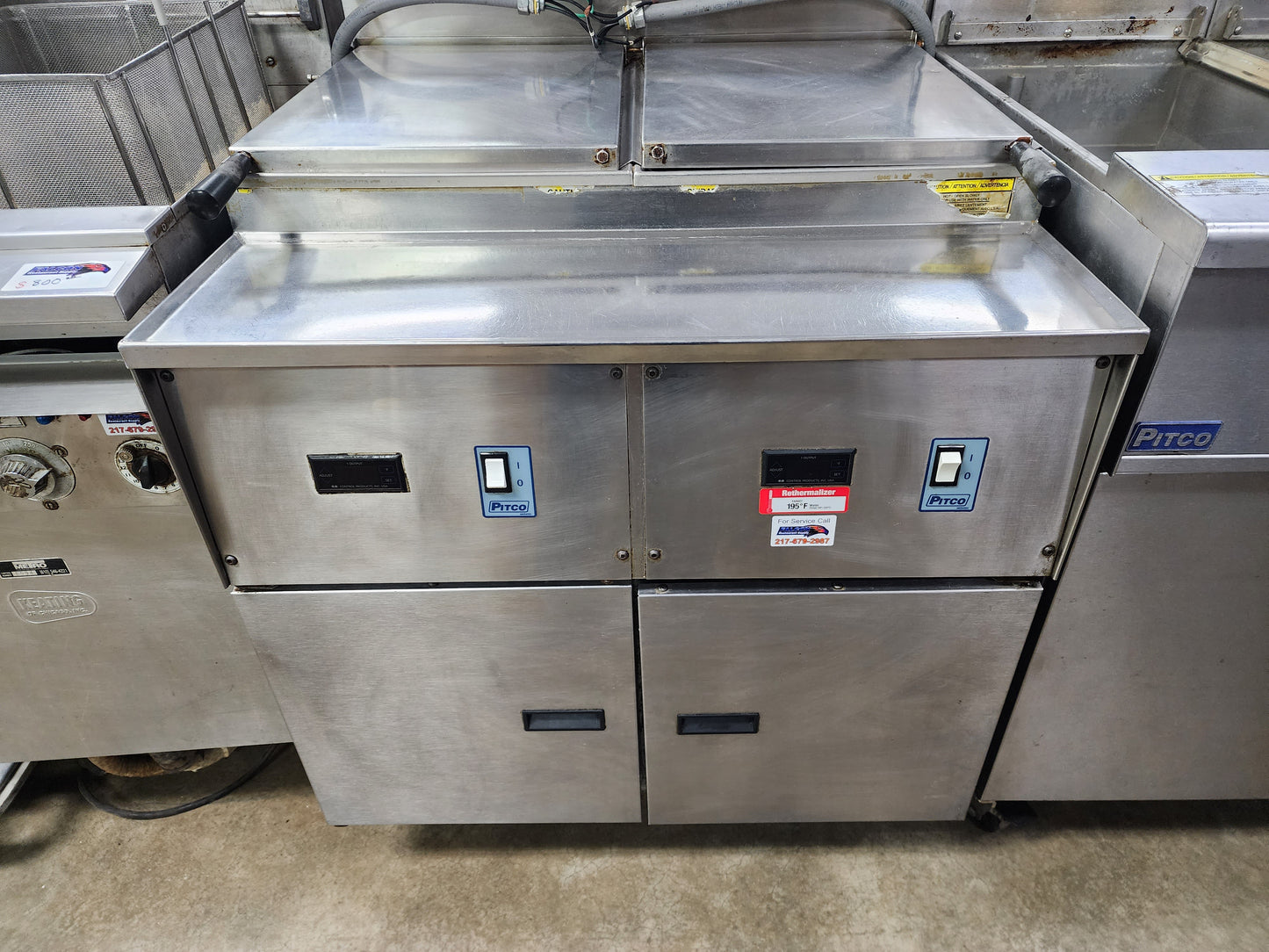 Used Pitco RTE14 Double Well Rethermalizer - Cooker "Electric"