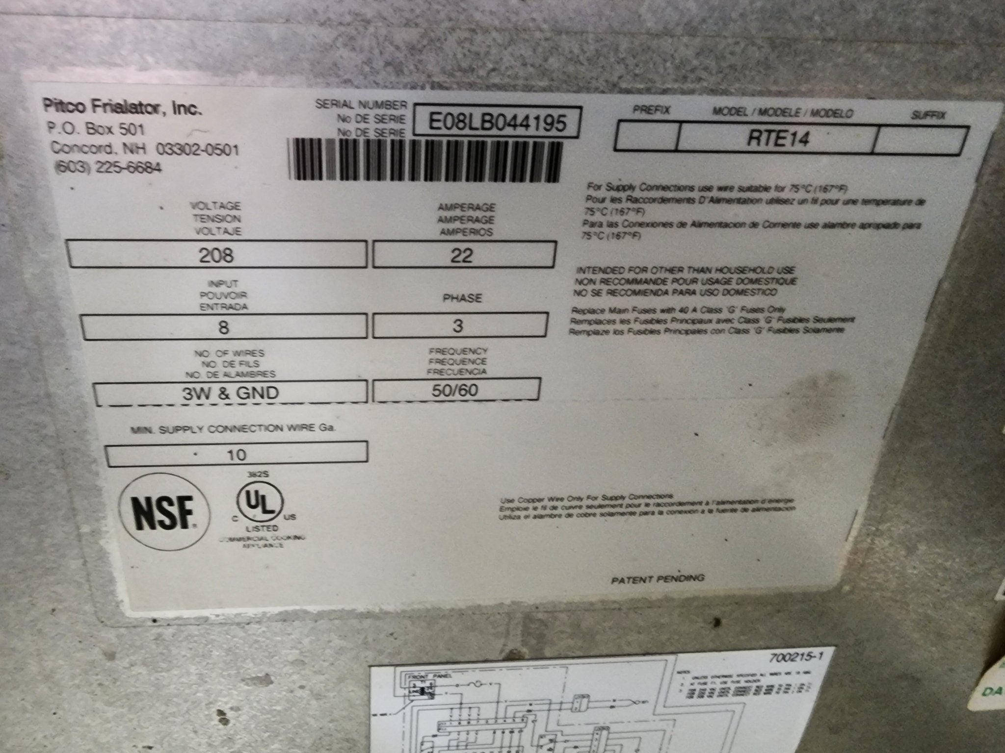 Used Pitco RTE14 Double Well Rethermalizer - Cooker "Electric" - Falcon Restaurant Supply - 5