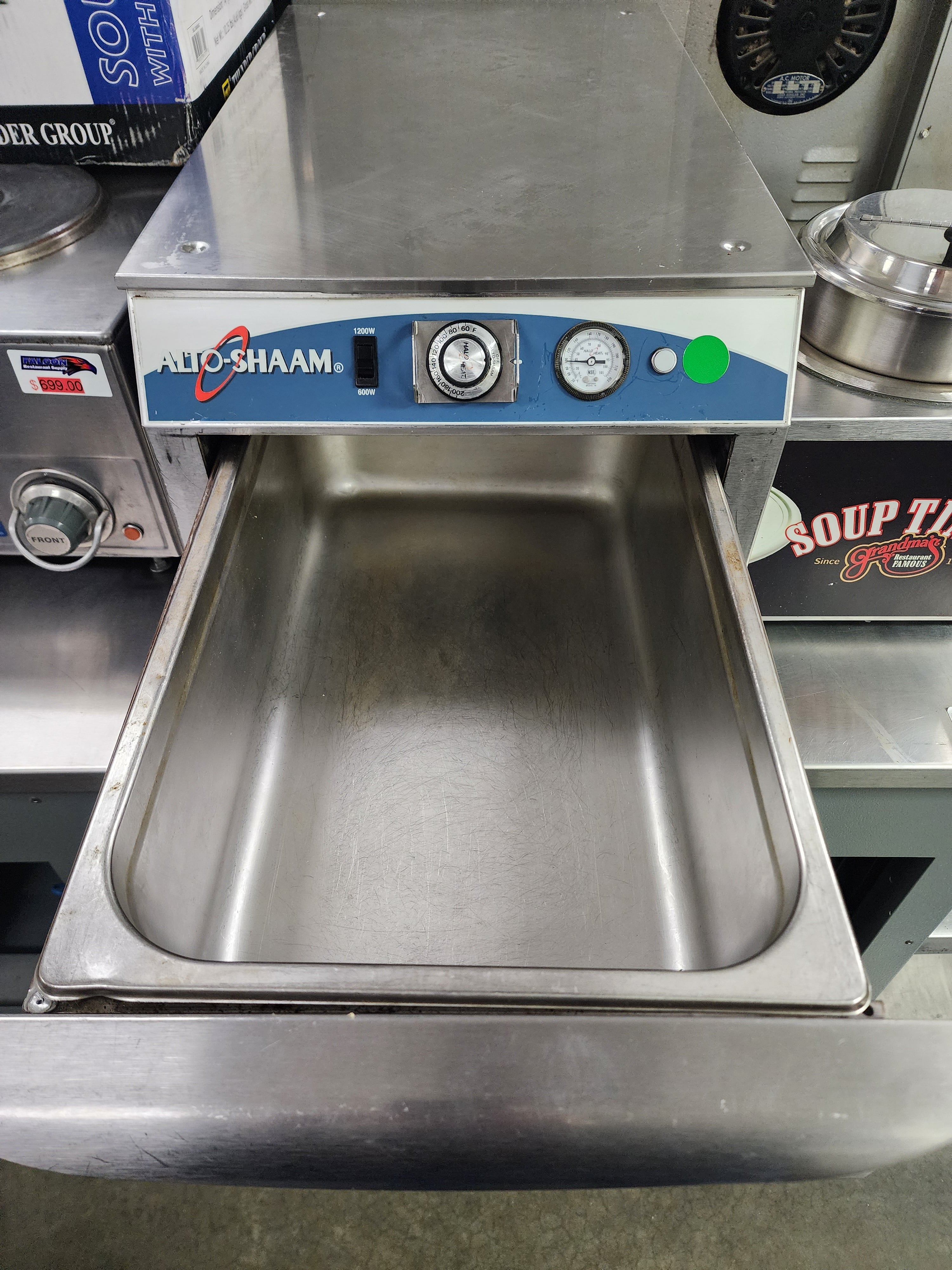 Used Alto Shaam – 500-1DN Single Drawer Chip Food Warmer 120V