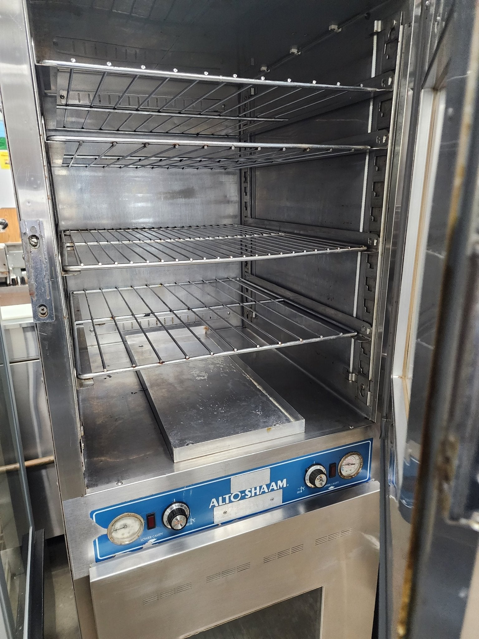 Used Alto - Shaam 1000 - UPS/VSI Heated Double Holding Pass - Thru Warmer Cabinet - Falcon Restaurant Supply - 2