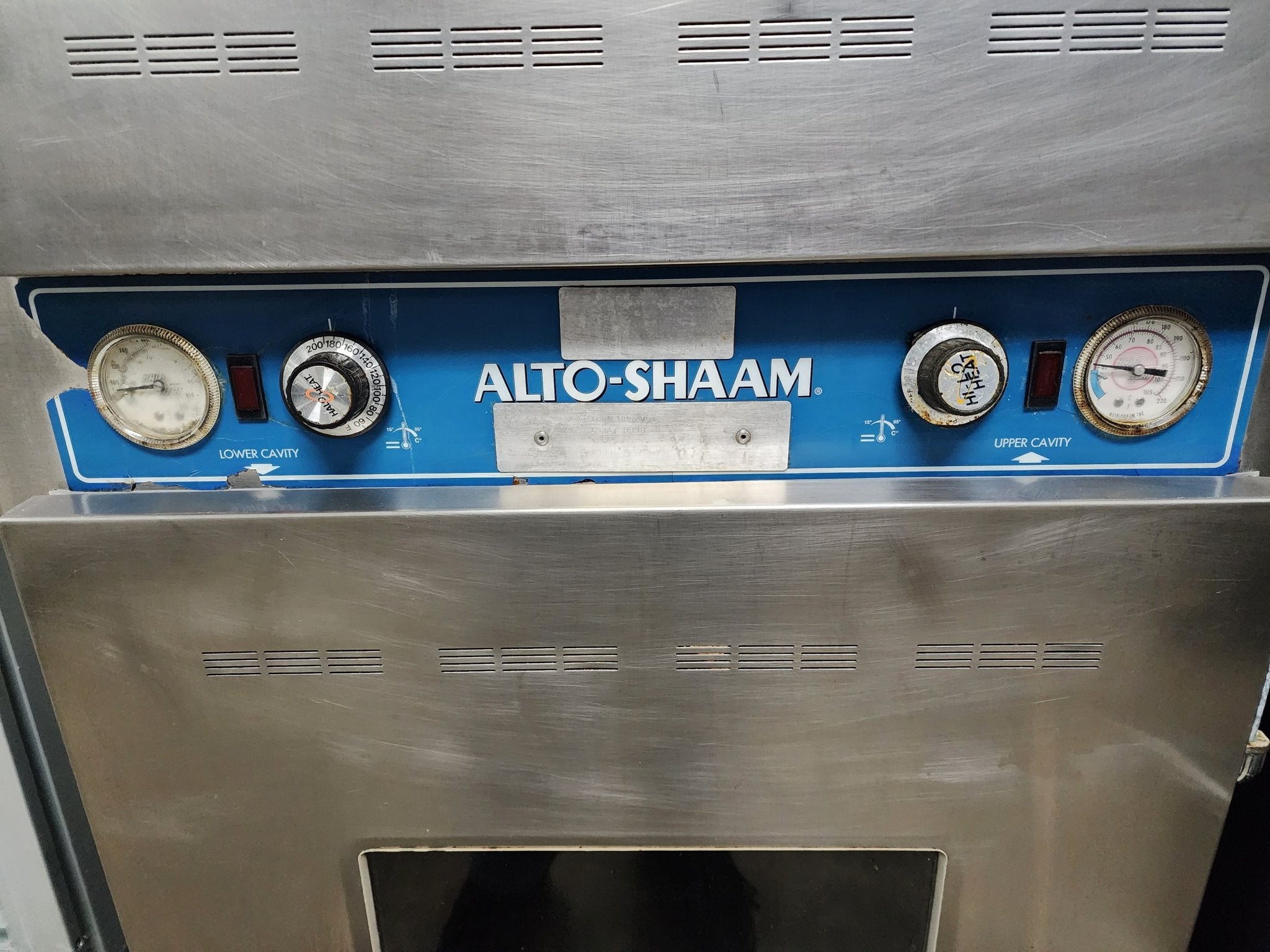 Used Alto - Shaam 1000 - UPS/VSI Heated Double Holding Pass - Thru Warmer Cabinet - Falcon Restaurant Supply - 4