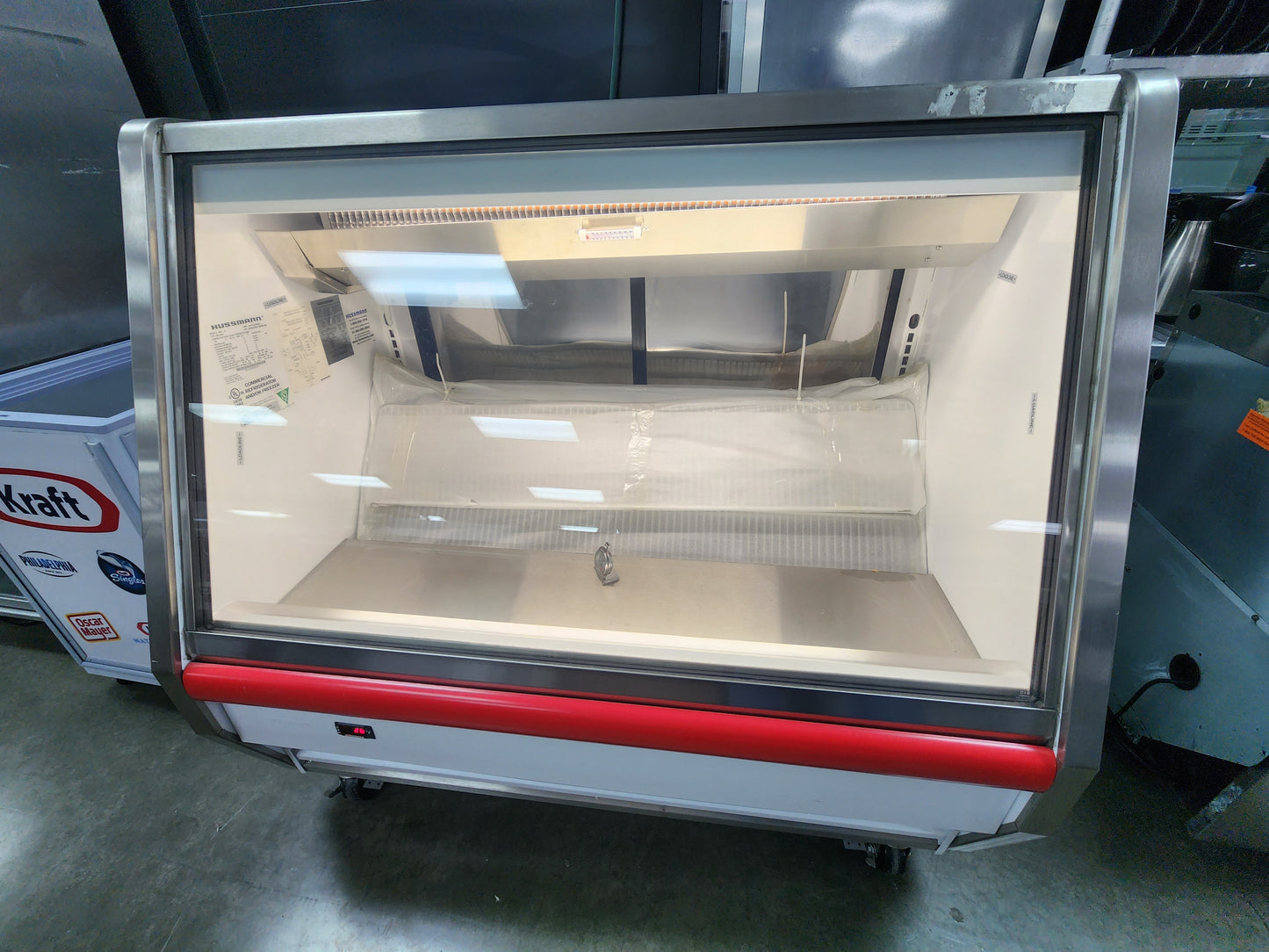 Used Hussmann NAV-4 - High Volume Service Deli Merchandiser, Curved Glass