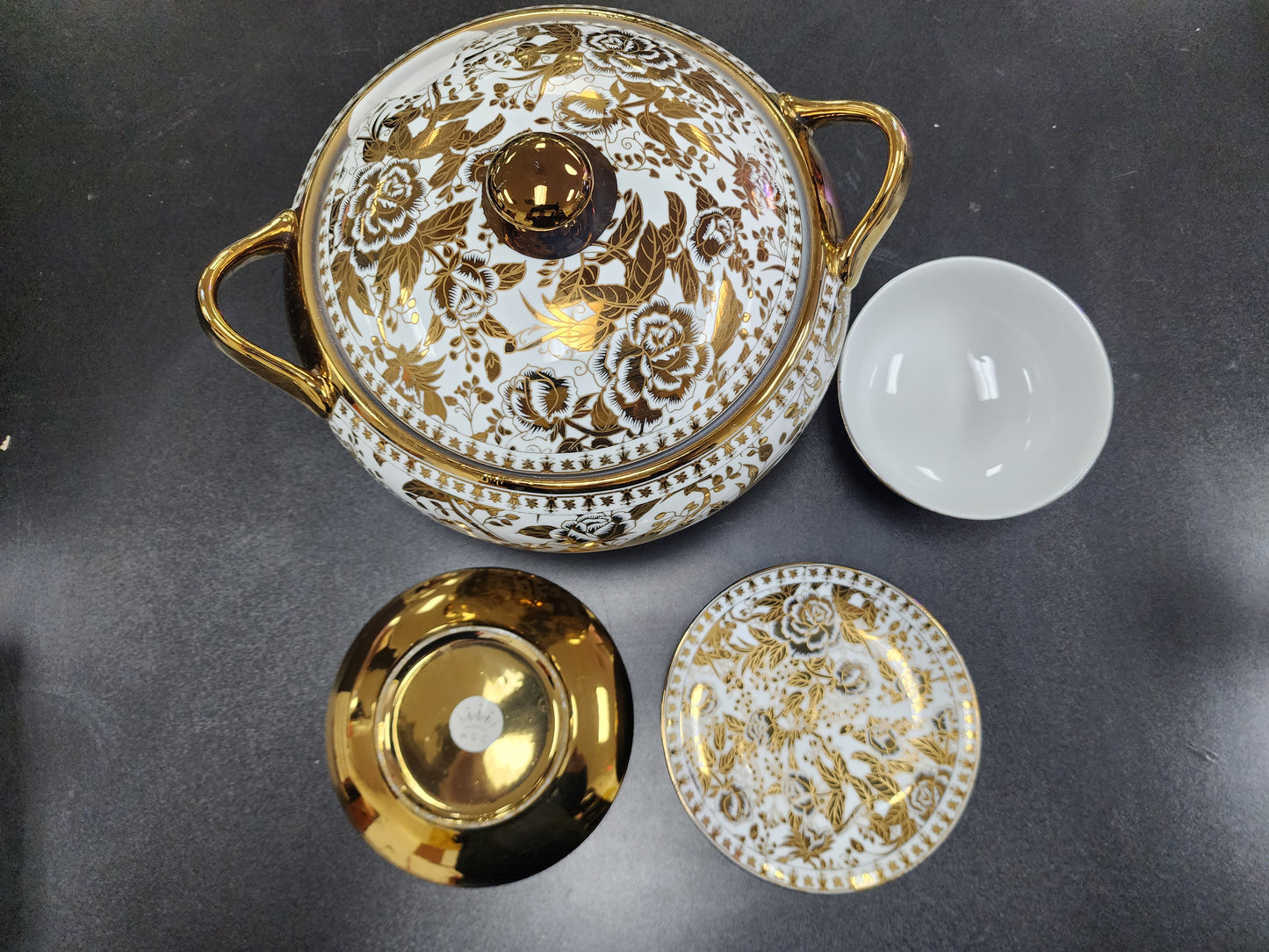 Used Fine Porcelain set gold plated C IP