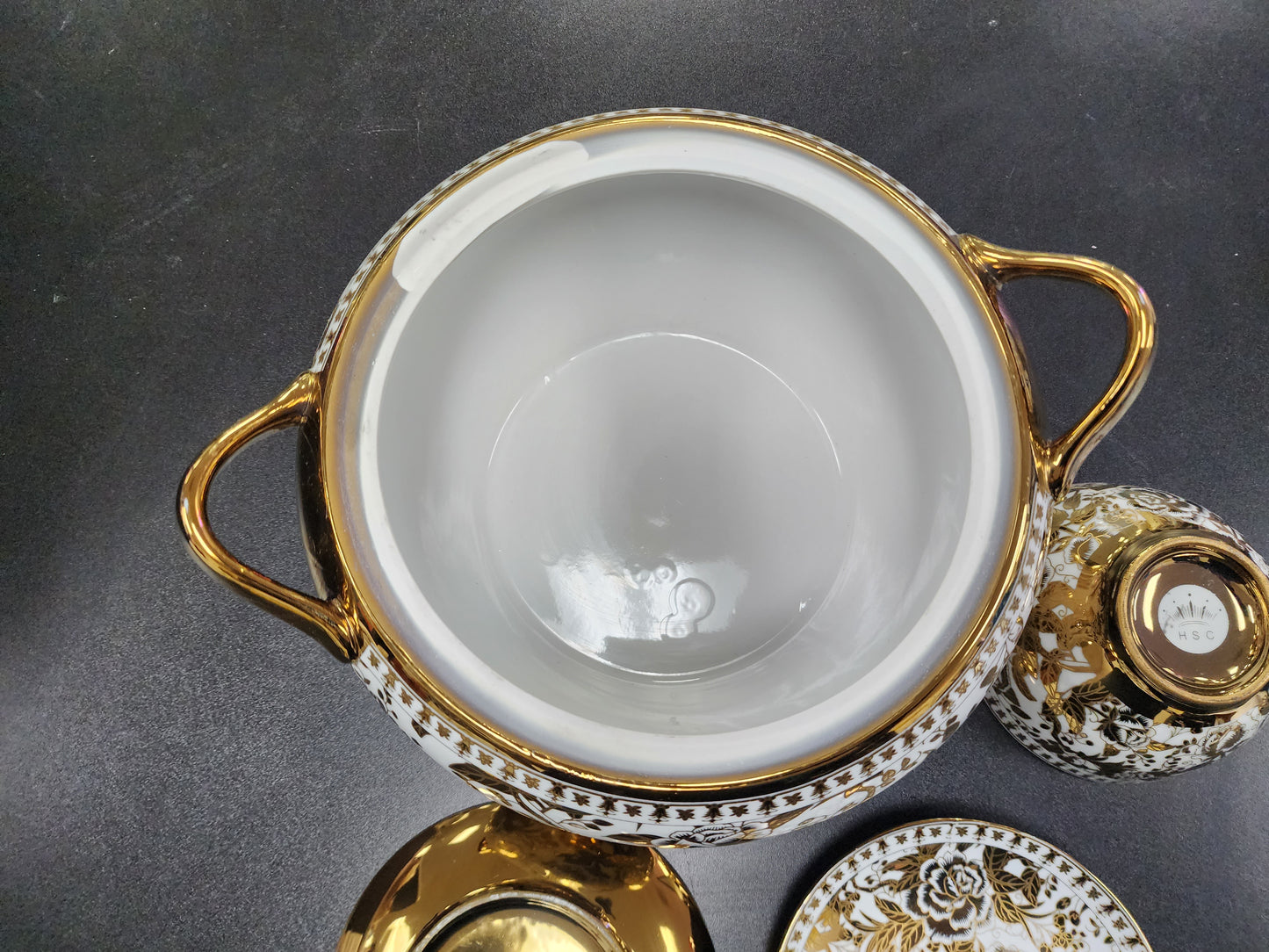 Used Fine Porcelain set gold plated C IP