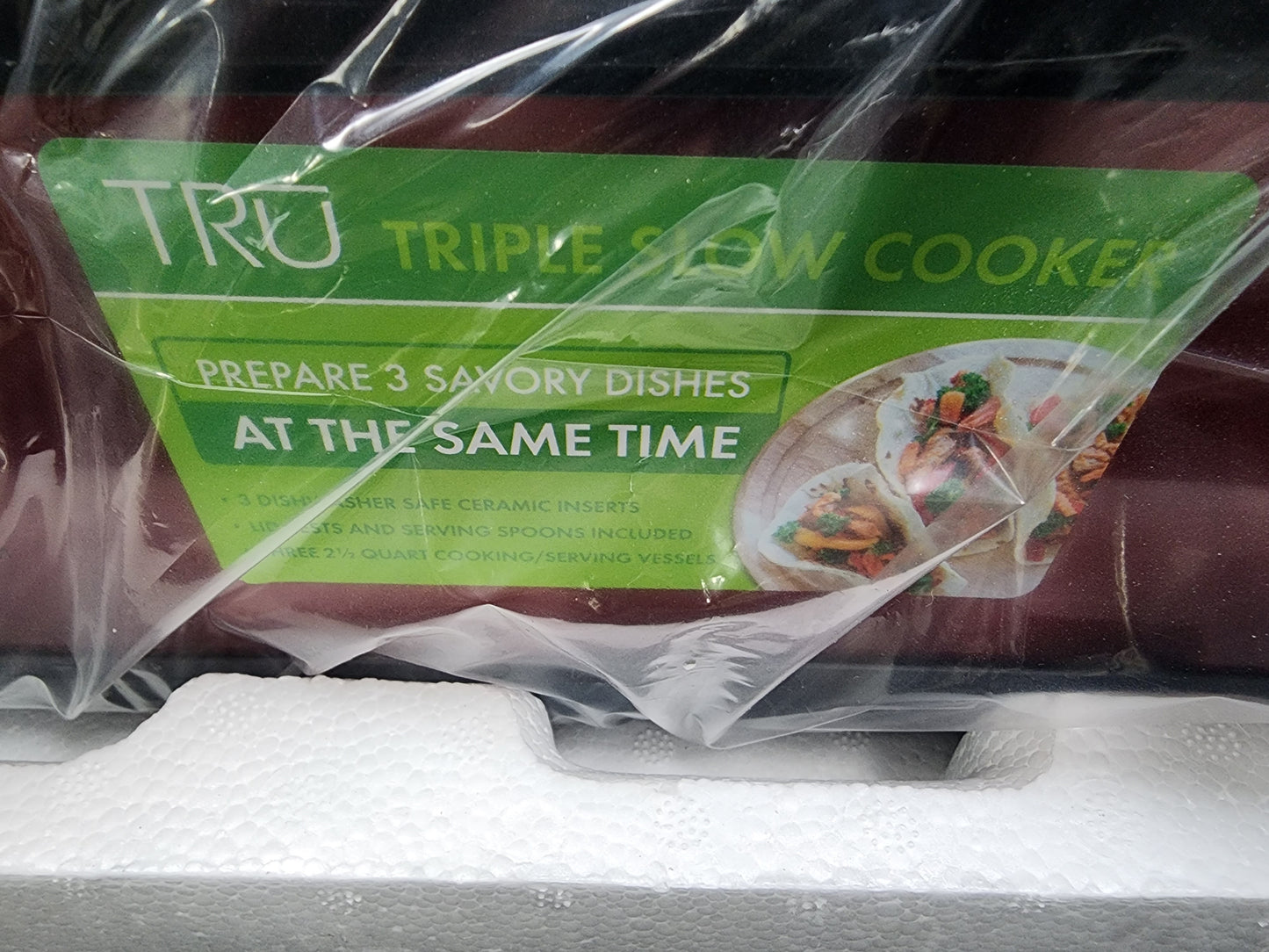 TRU BS-325 three 2.5-Quart Triple Slow Cooker C IP – FalconRestaurantSupply
