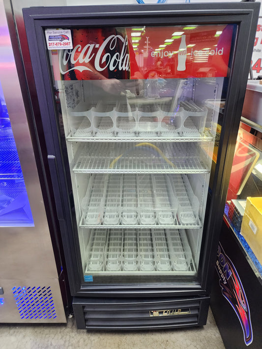 2013 True GDM-10-LD 24 1/4" Single Glass Door Cooler Reach-In Merchandising Refrigerator,