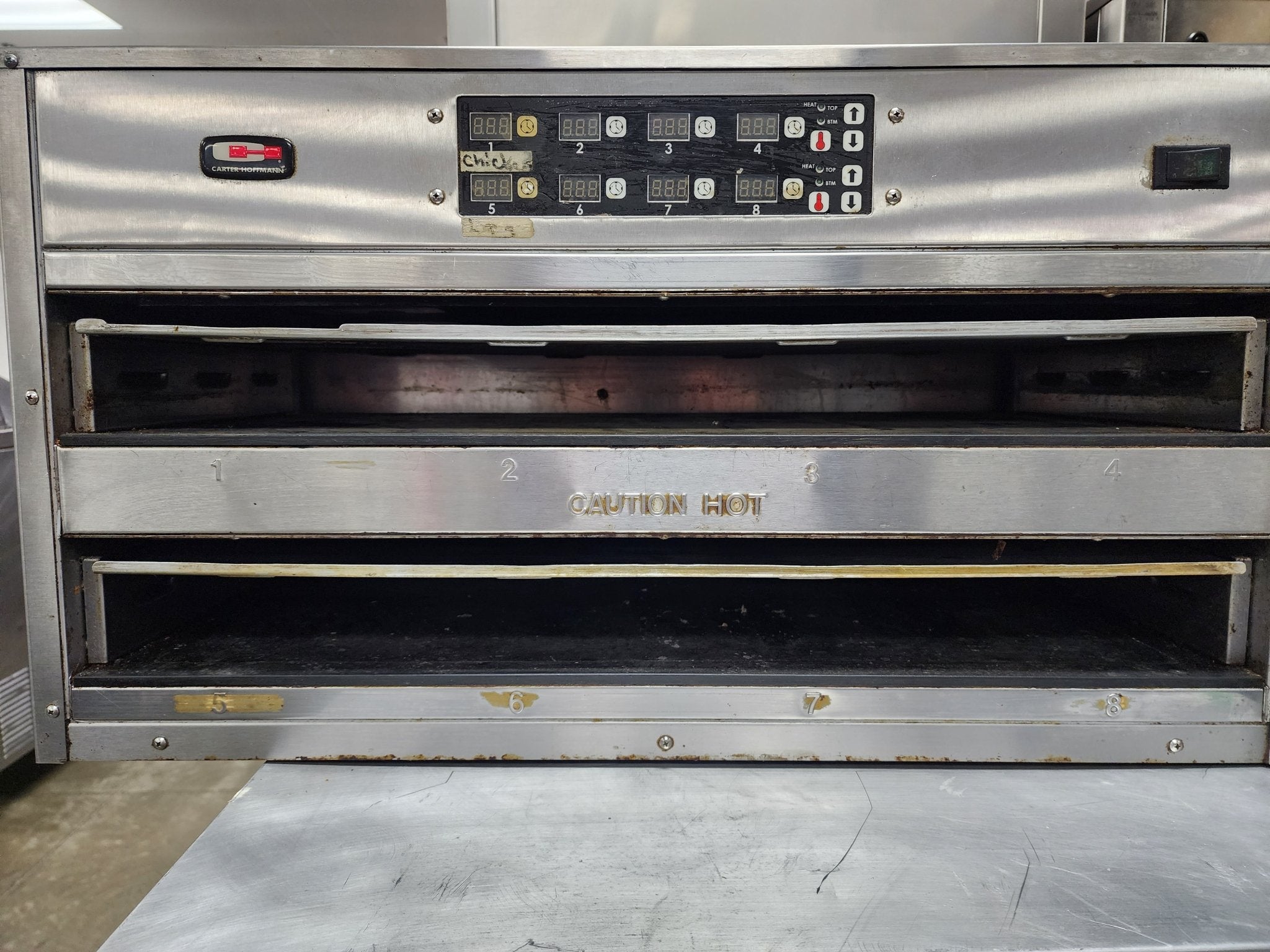 Used Carter - Hoffmann MC243S - 2T 31.75"W Pass Thru Heated Food Warming Cabinet 120v - Falcon Restaurant Supply - 2