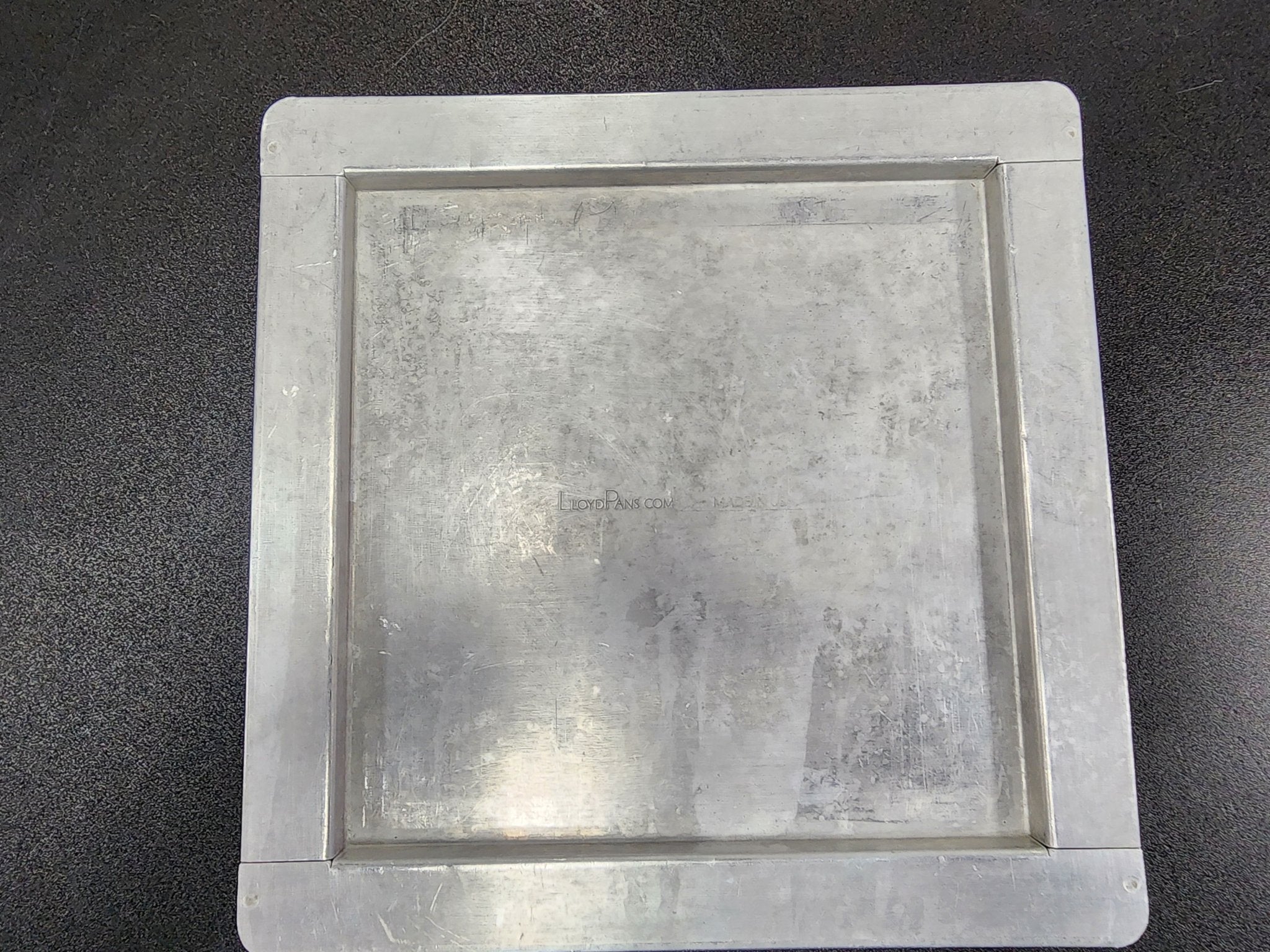 Used LloydPans Pizza Pan Separator / Lid for 9.5" x 9.5" Sicilian Pan - Falcon Restaurant Supply - 2