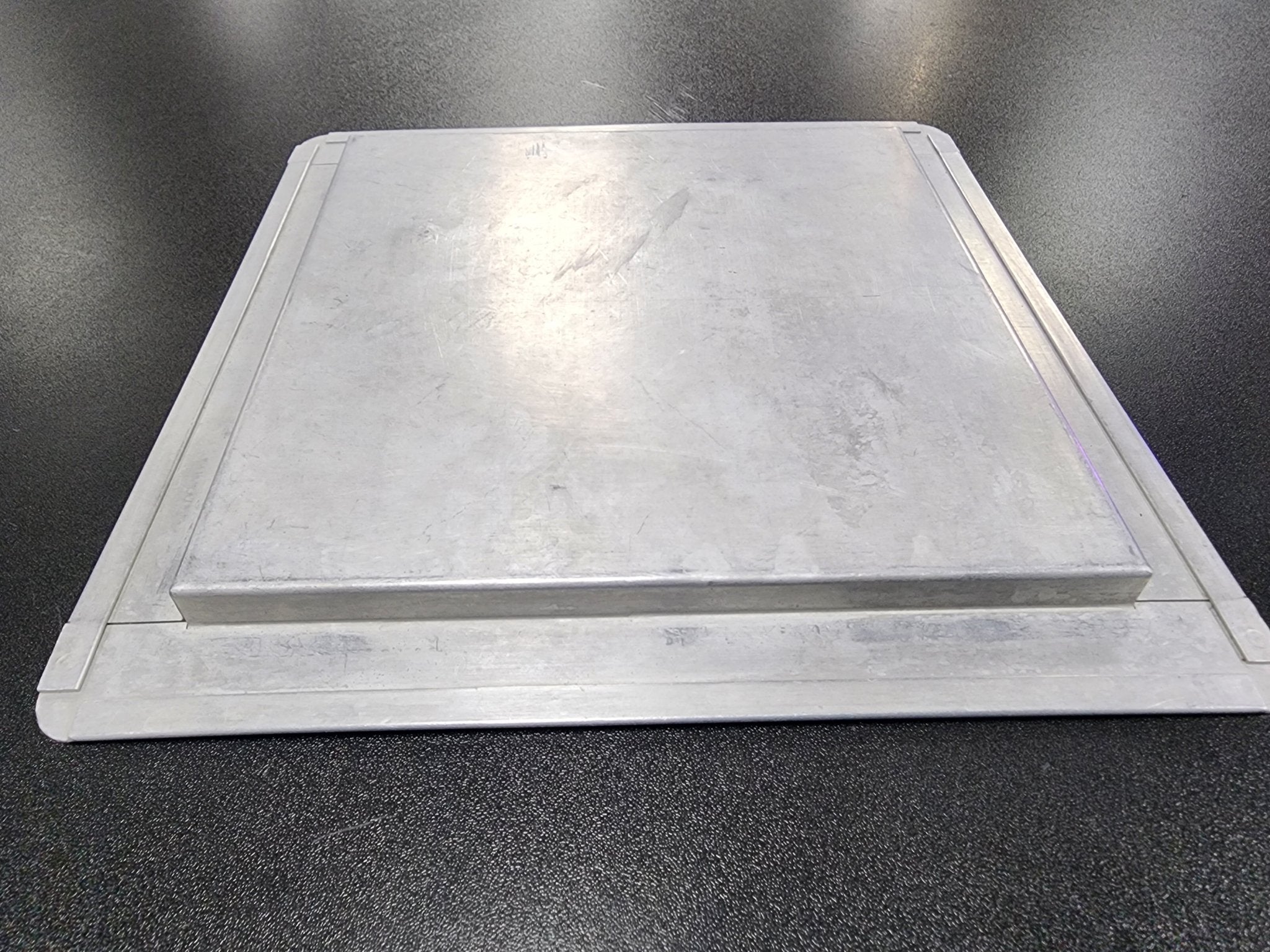Used LloydPans Pizza Pan Separator / Lid for 9.5" x 9.5" Sicilian Pan - Falcon Restaurant Supply - 5