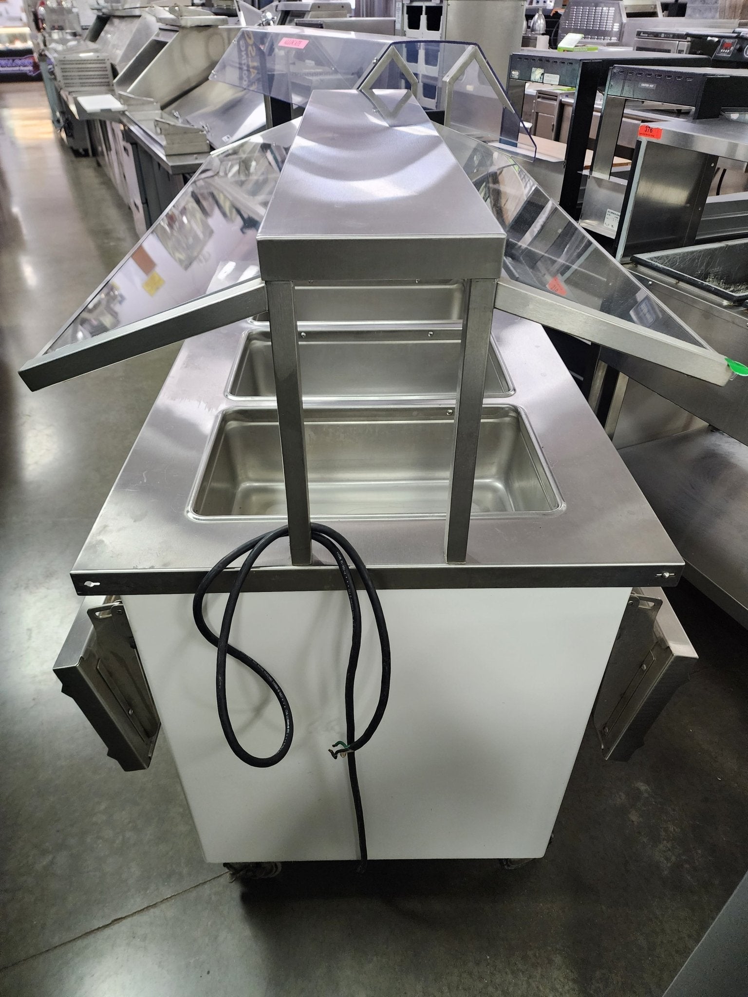 Used Colorpoint 3 Open Well Steam Table 3 Wire 240v - Falcon Restaurant Supply - 6