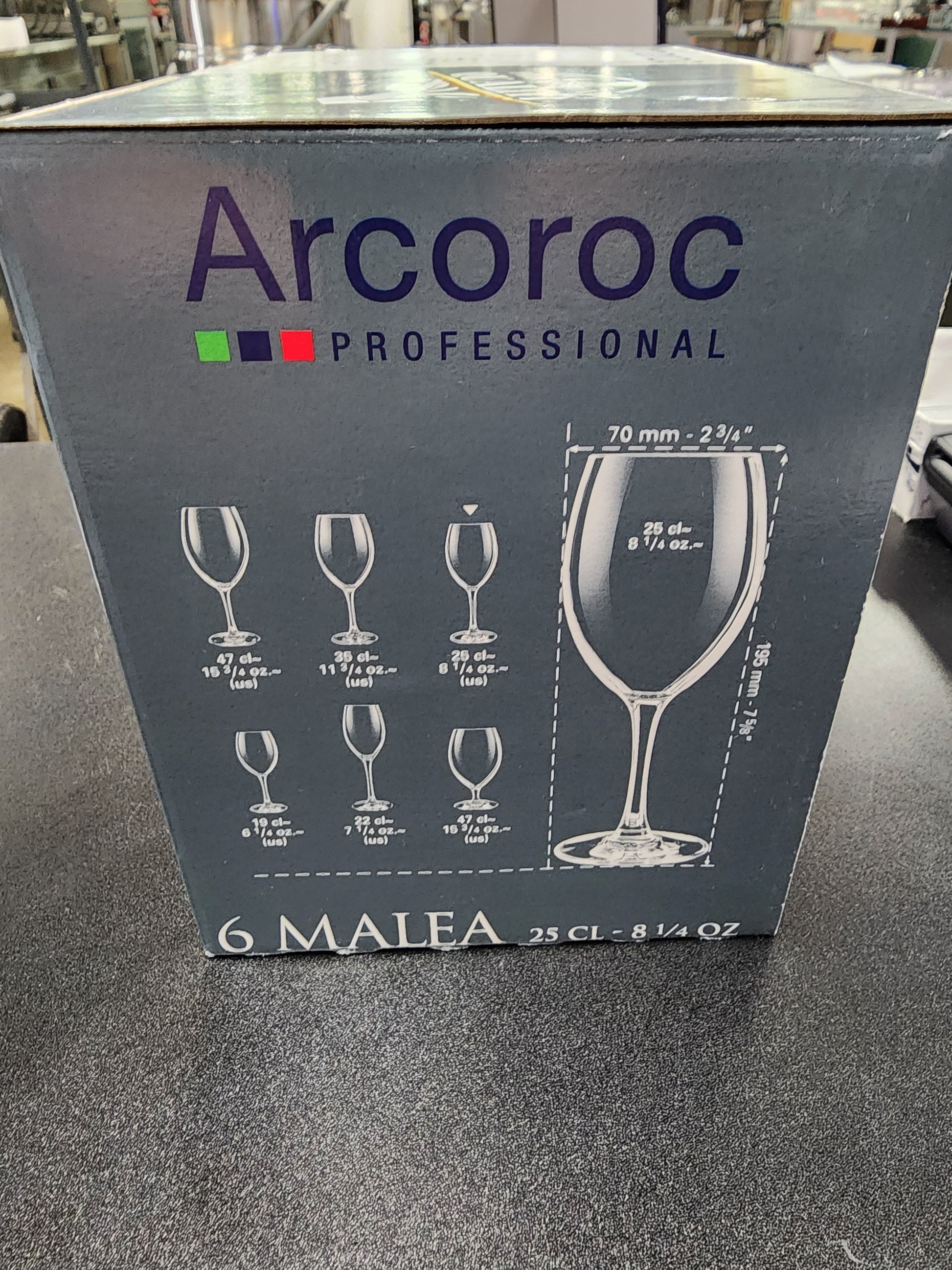 Arcoroc Carafe Wine 0.25 LTR