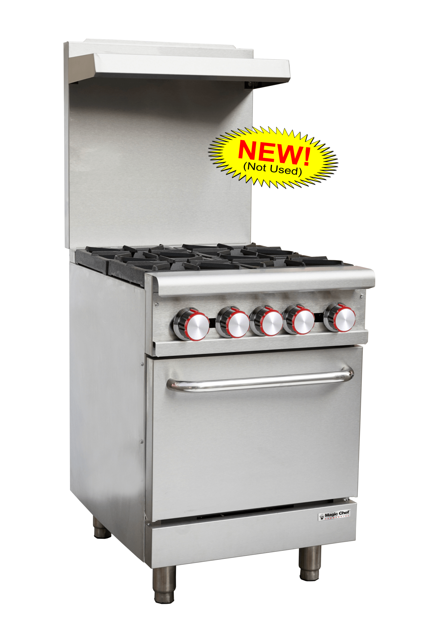 New Magic Chef M24GR Commercial 24" Gas Cooktop Range - Falcon Restaurant Supply - 1