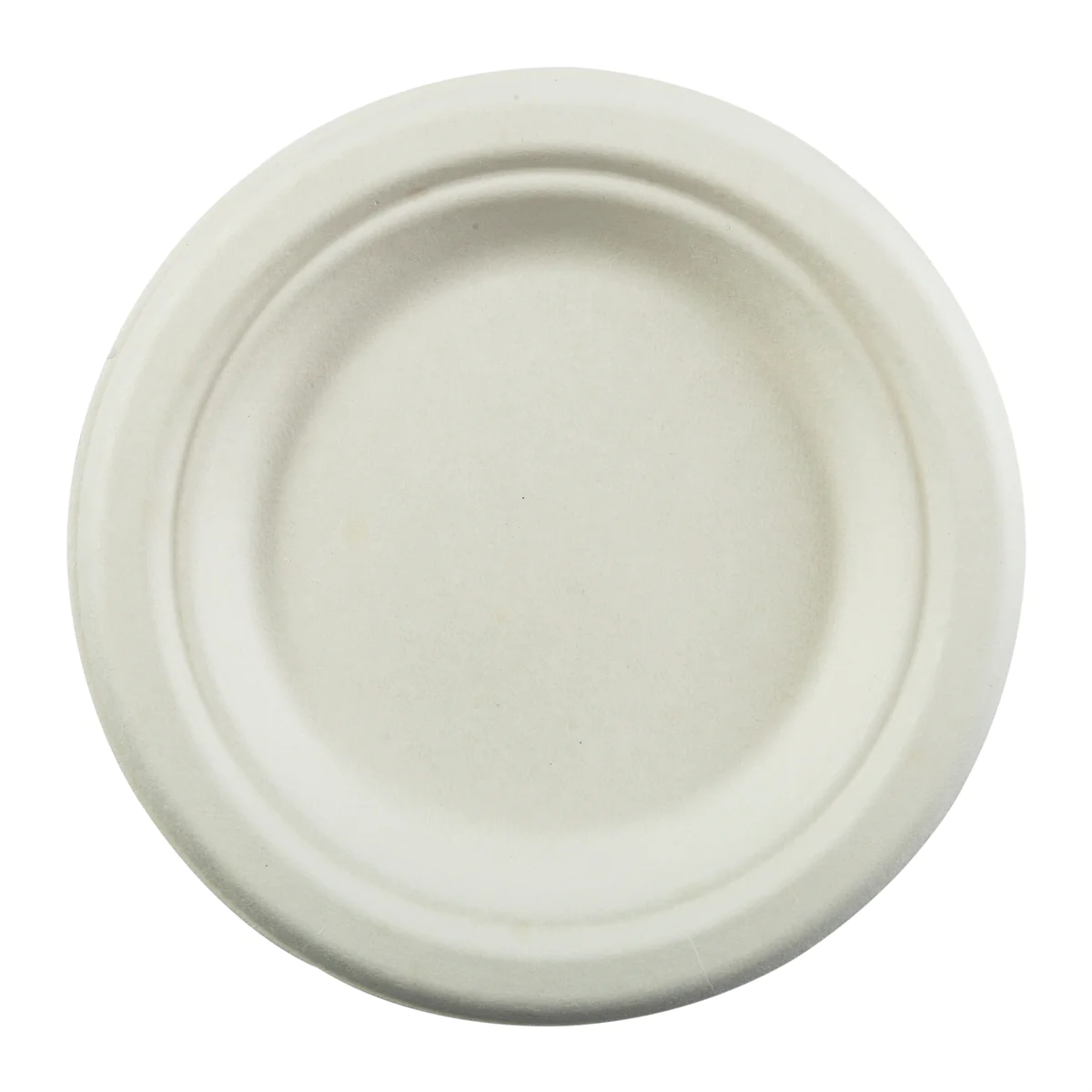 New AmerCareRoyal® PrimeWare® White 6" Bagasse Compostable Sugarcane Plate (PL-06) (1000) in Case